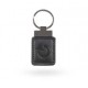 Porte-clés RFID cuir noir